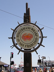 Image showing Fishermans Wharf in San Francisco