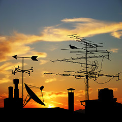 Image showing Rooftops