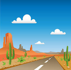 Image showing Desert Landscape