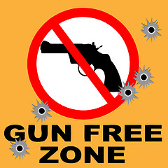 Image showing Gun Free Zone