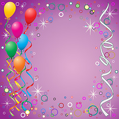 Image showing Balloons Background