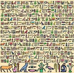 Image showing Hieroglyphics