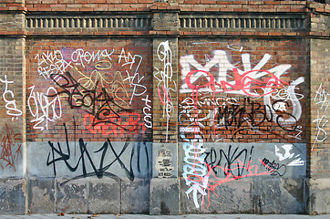 Image showing Graffiti Wall