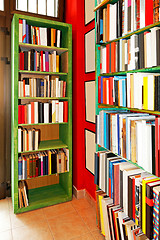 Image showing Book shelves