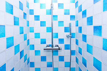 Image showing Inside shower
