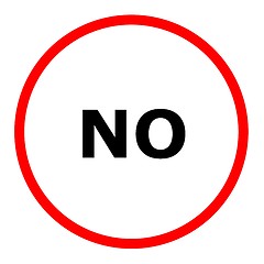 Image showing No Sign