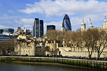 Image showing Tower of London skyline