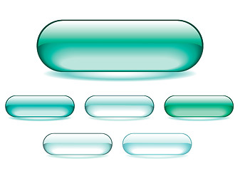 Image showing green gel icons