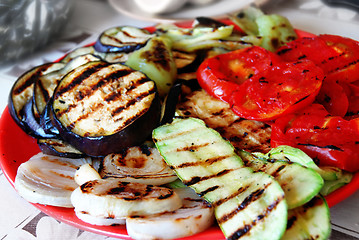 Image showing Grilled vegetables