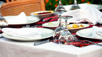 Image showing Table for dinner