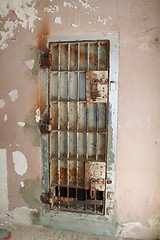 Image showing Old Jail Cell Door