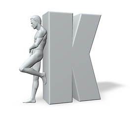 Image showing letter k