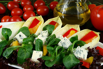 Image showing Vegetarian salad