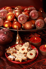 Image showing Delicious Christmas cookies