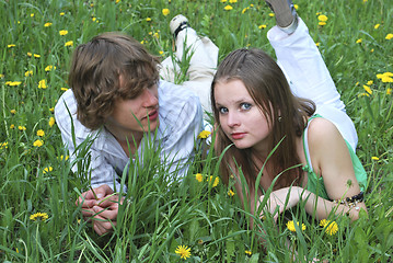 Image showing beautiful girl and boy 