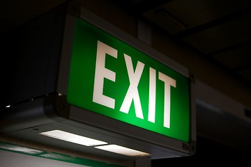 Image showing Exit