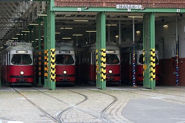 Image showing Trams