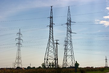 Image showing Electric lines