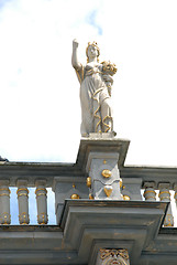 Image showing Detail of house facade in Old Town, Gdansk Poland