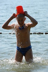 Image showing boy and water