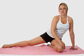 Image showing Yoga stretch