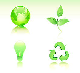 Image showing ecology icon set