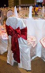 Image showing Decorated party chair