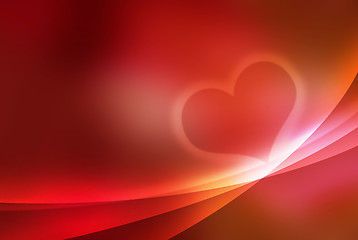 Image showing heart - valentine abstract background