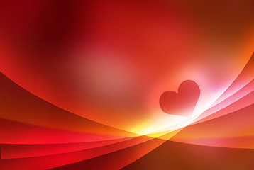 Image showing heart - valentine abstract background