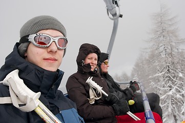 Image showing Skiers