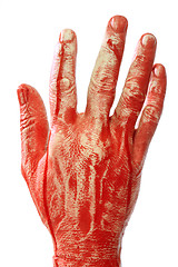 Image showing Bloody hand