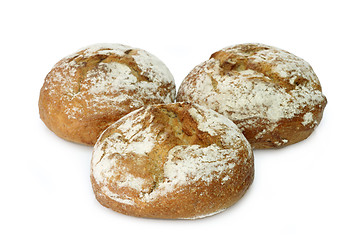 Image showing Rye bread rolls