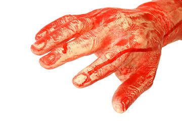 Image showing Bloody hand