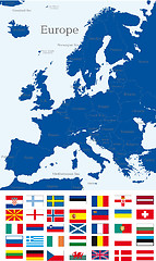 Image showing Map of europe