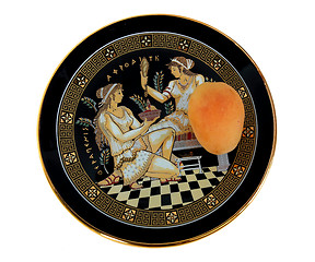 Image showing Apricot on the Greek dish