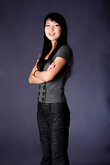 Image showing Asian business woman
