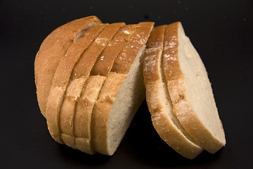 Image showing Bread on a black background.