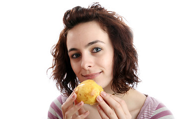 Image showing Hungry woman