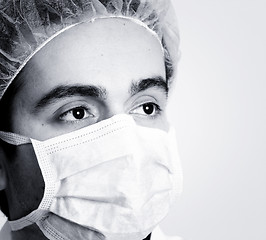 Image showing Portrait of a young doctor.