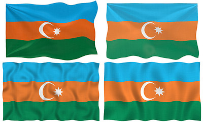 Image showing Flag of aZerbaijan