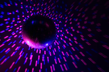 Image showing disco ball blue - purple