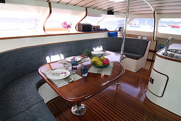 Image showing boat interior.