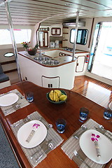 Image showing boat interior.
