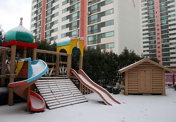 Image showing Deserted playground