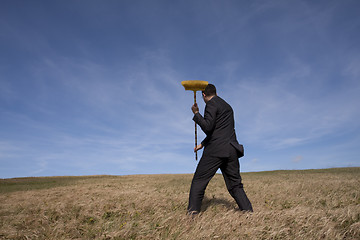 Image showing Cleaning the environment