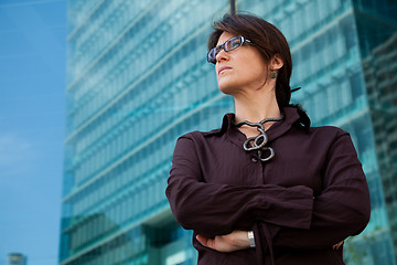 Image showing Powerful businesswoman