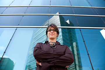 Image showing Powerful businesswoman