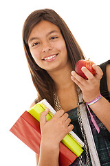 Image showing Teenager ready to go back to school