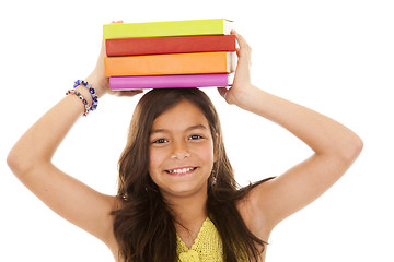 Image showing young child going to school