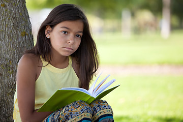 Image showing Children reading a book